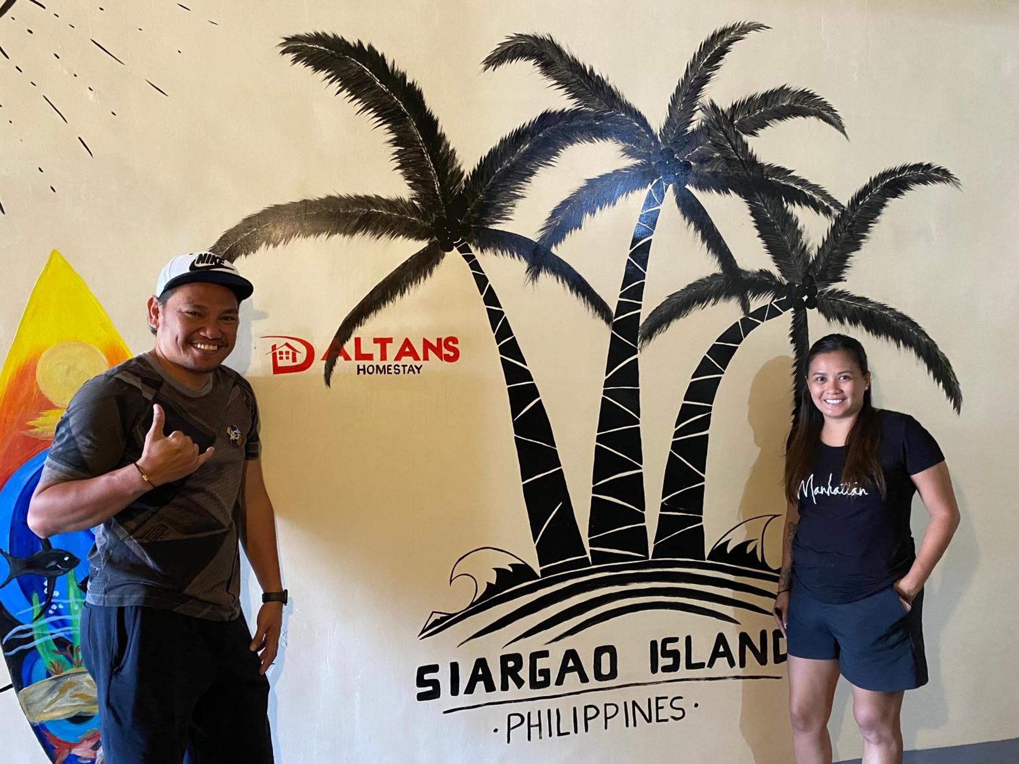 Daltans Home Stay Siargao Генерал-Луна Экстерьер фото